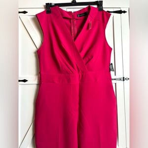 New York & Company Bright Pink Jumpsuit